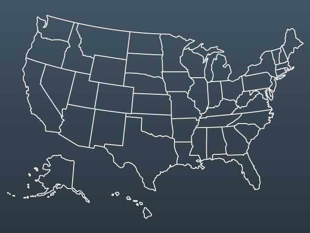 Map of USA
